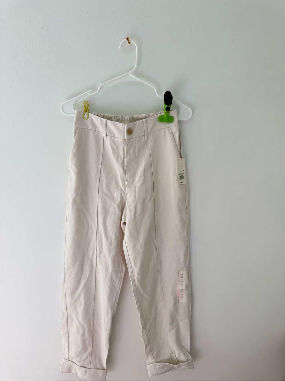 NWT A New Days Cream Casual Trousers